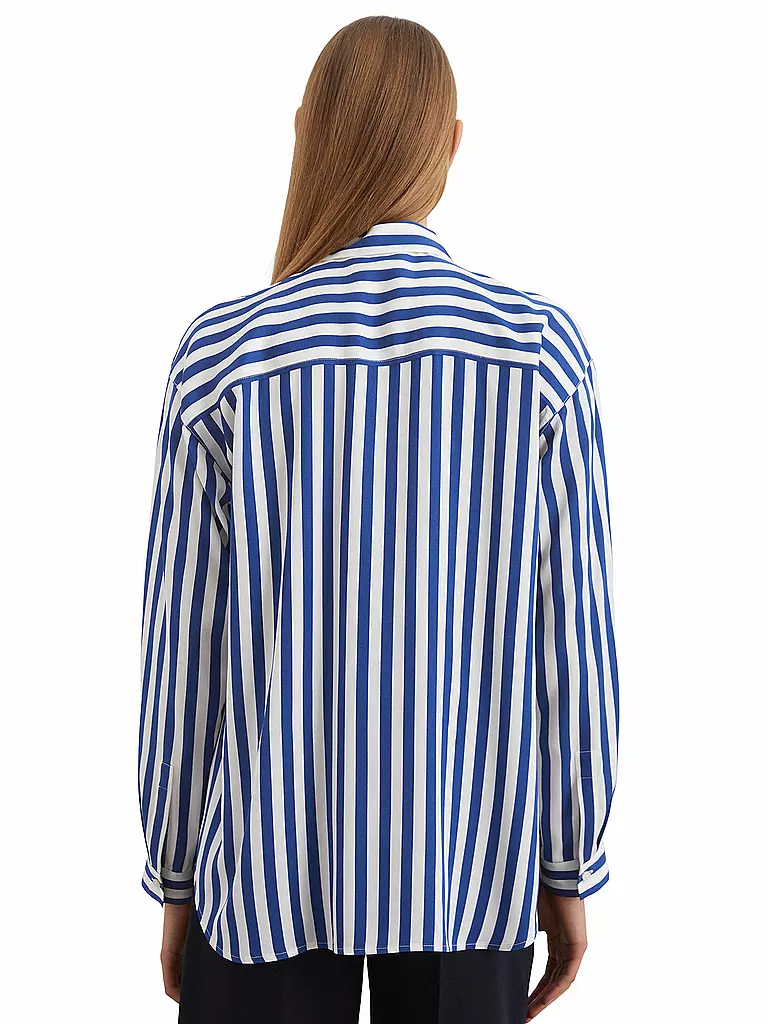 MARC O'POLO | Bluse Oversized Fit | blau