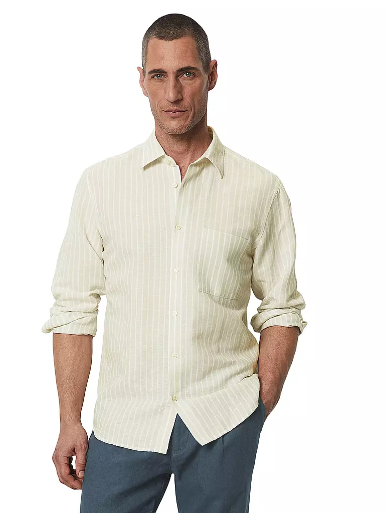 MARC O'POLO | Hemd Regular Fit  | weiss