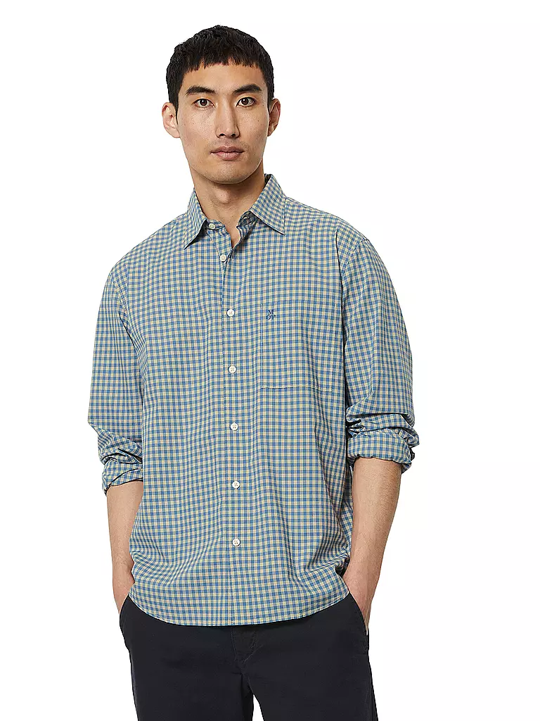 MARC O'POLO | Hemd Regular Fit | blau