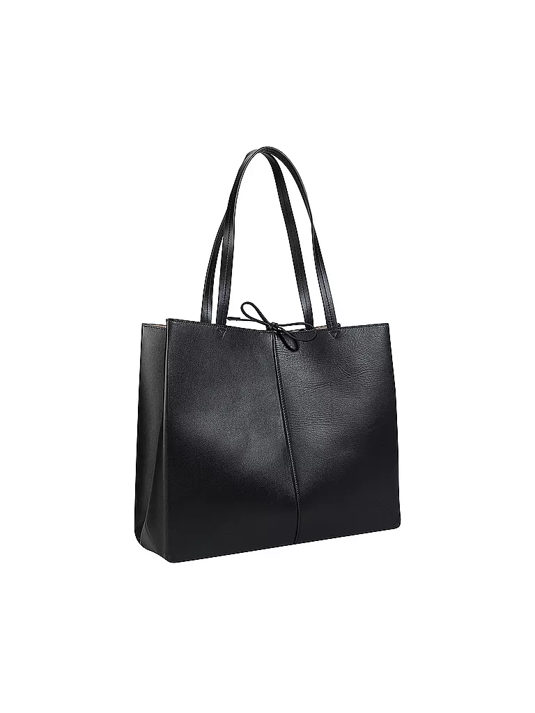 MARC O'POLO | Ledertasche - Shopper Large | schwarz