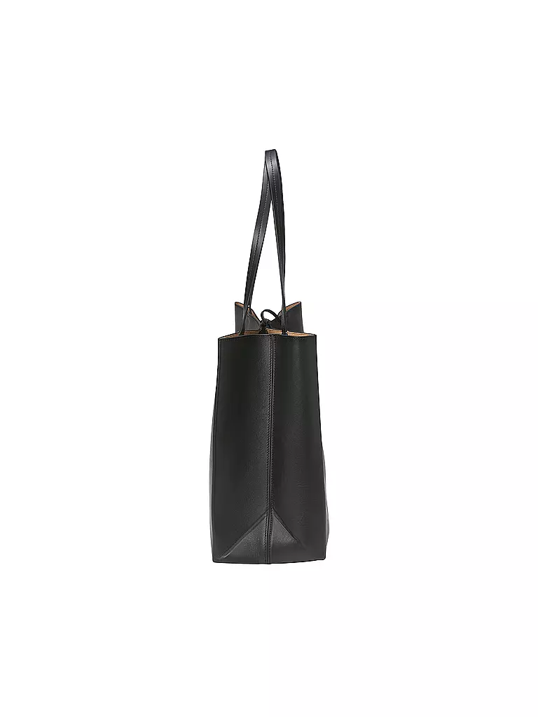 MARC O'POLO | Ledertasche - Shopper Large | schwarz