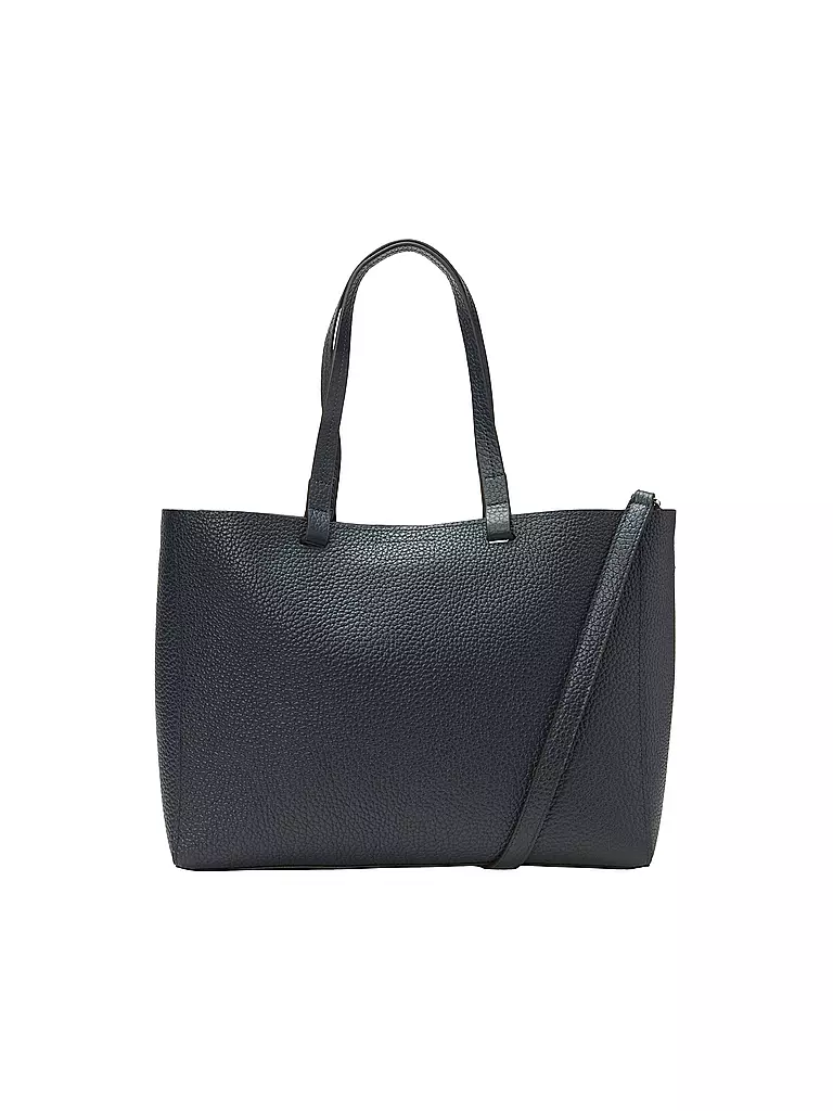 MARC O'POLO | Ledertasche - Shopper Medium | dunkelblau