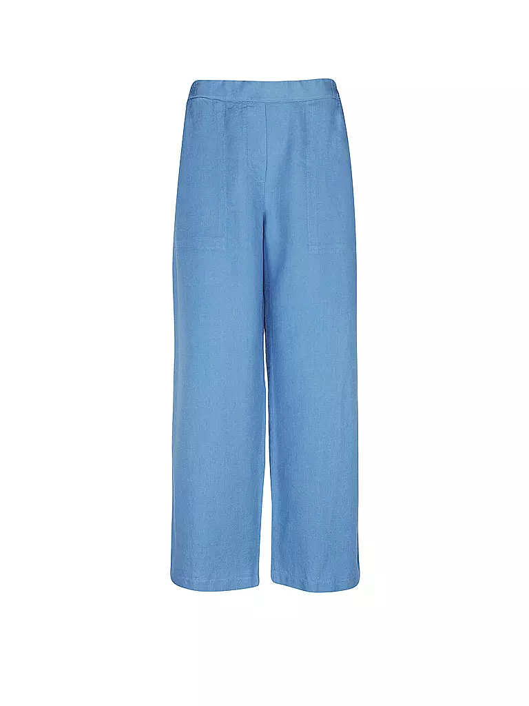 MARC O'POLO | Leinenhose Jogging Fit  | blau