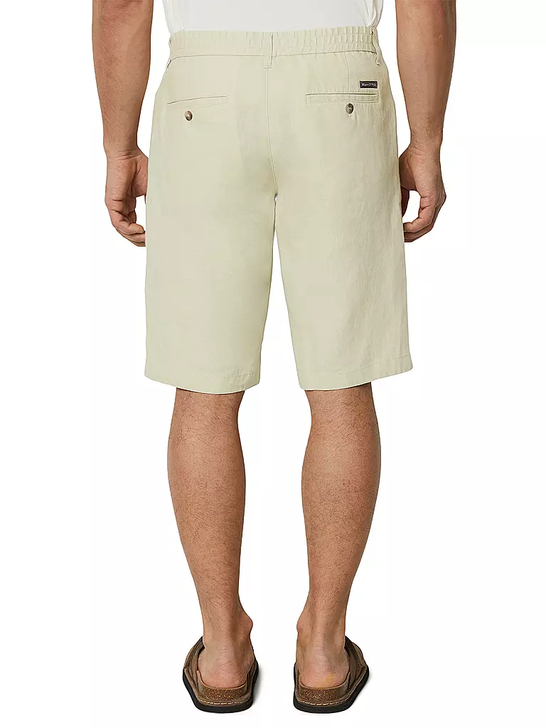 MARC O'POLO | Leinenshorts  | grau