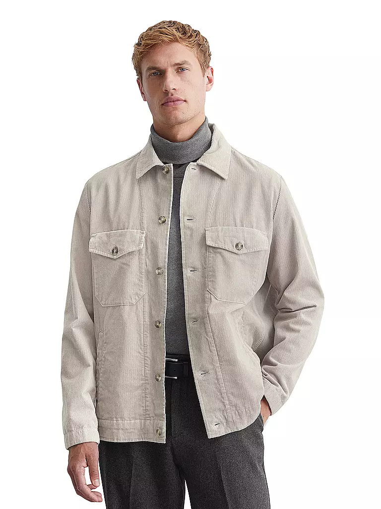 MARC O'POLO | Overshirt | grau