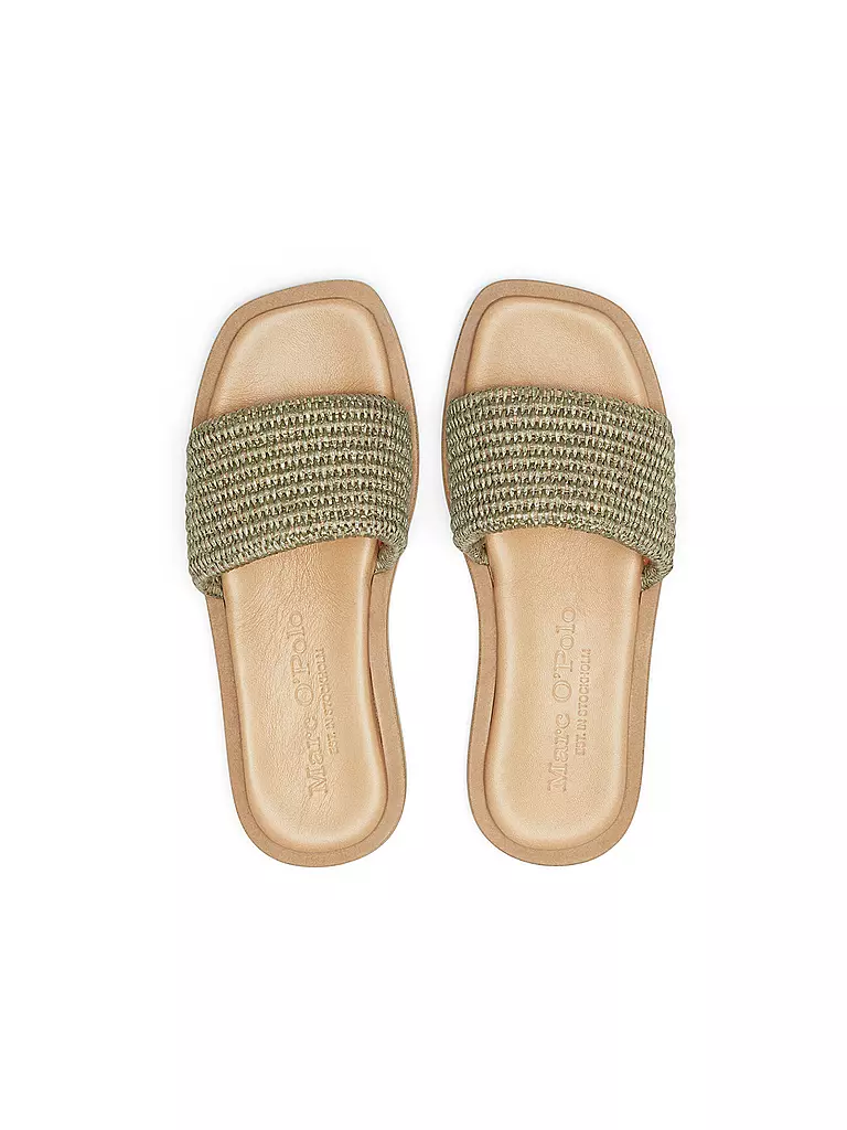 MARC O'POLO | Pantoletten - Slides | olive