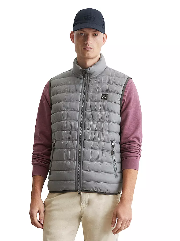 MARC O'POLO | Steppgilet  | grau