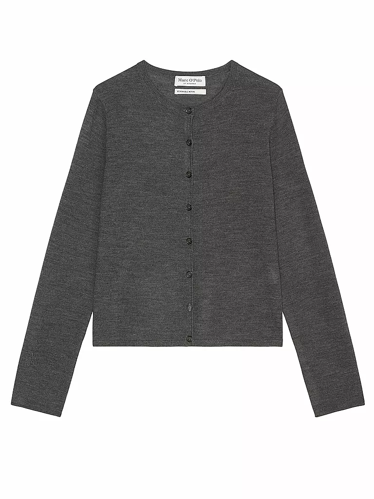 MARC O'POLO | Strickjacke  | grau