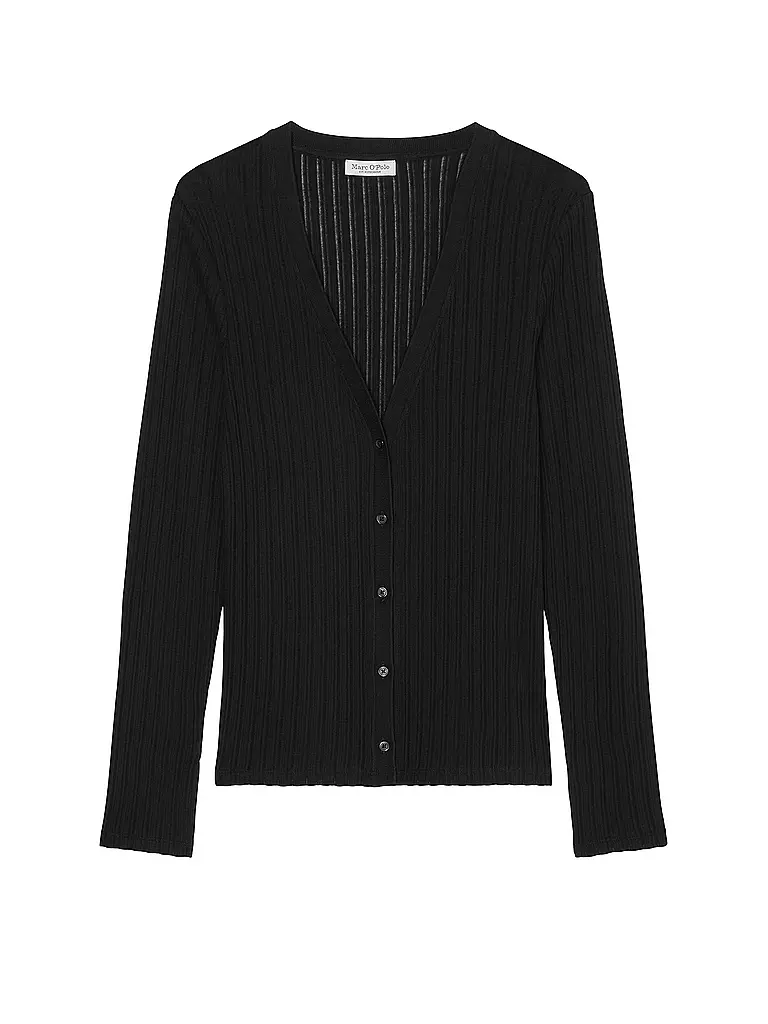 MARC O'POLO | Strickjacke | schwarz