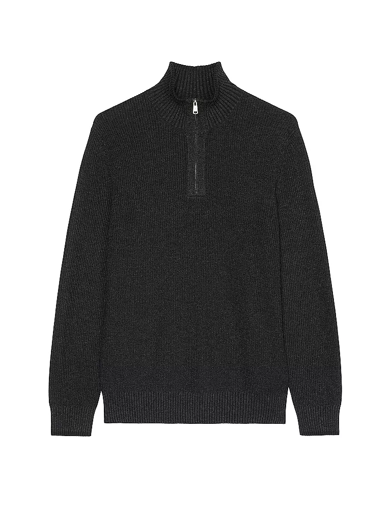 MARC O'POLO | Troyer Pullover | schwarz