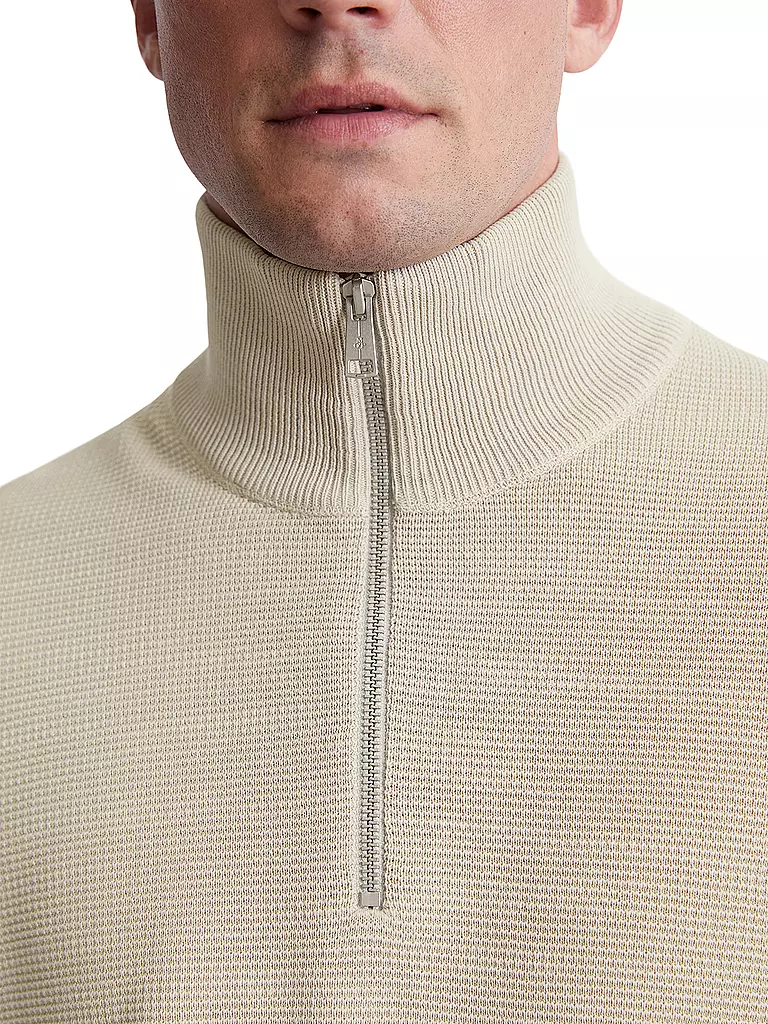 MARC O'POLO | Troyer Pullover | grau