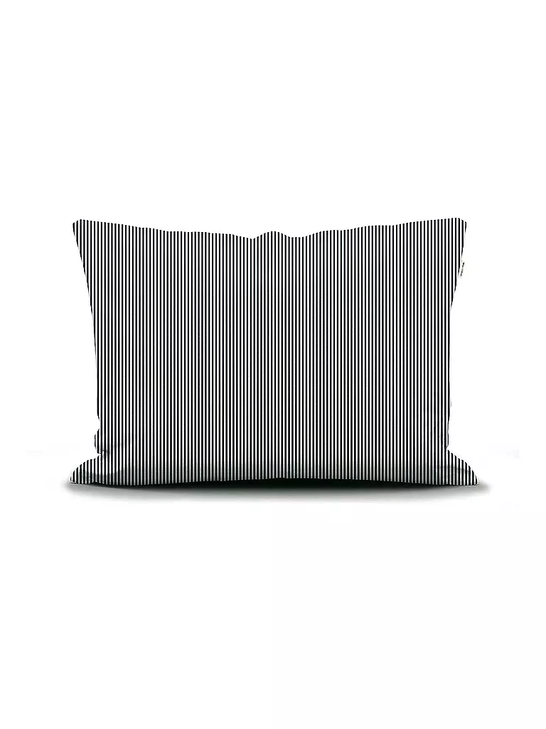 MARC O'POLO HOME | Satin Bettwäsche CLASSIC STRIPE 70x90cm/140x200cm Navy | hellgrau