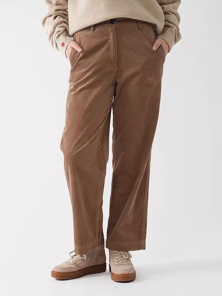 MARC O'POLO | Cordhose 7/8 | braun