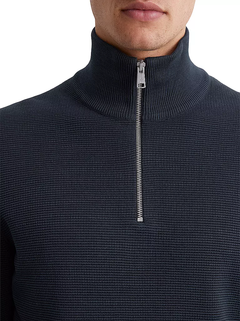 MARC O'POLO | Troyer Pullover | grau