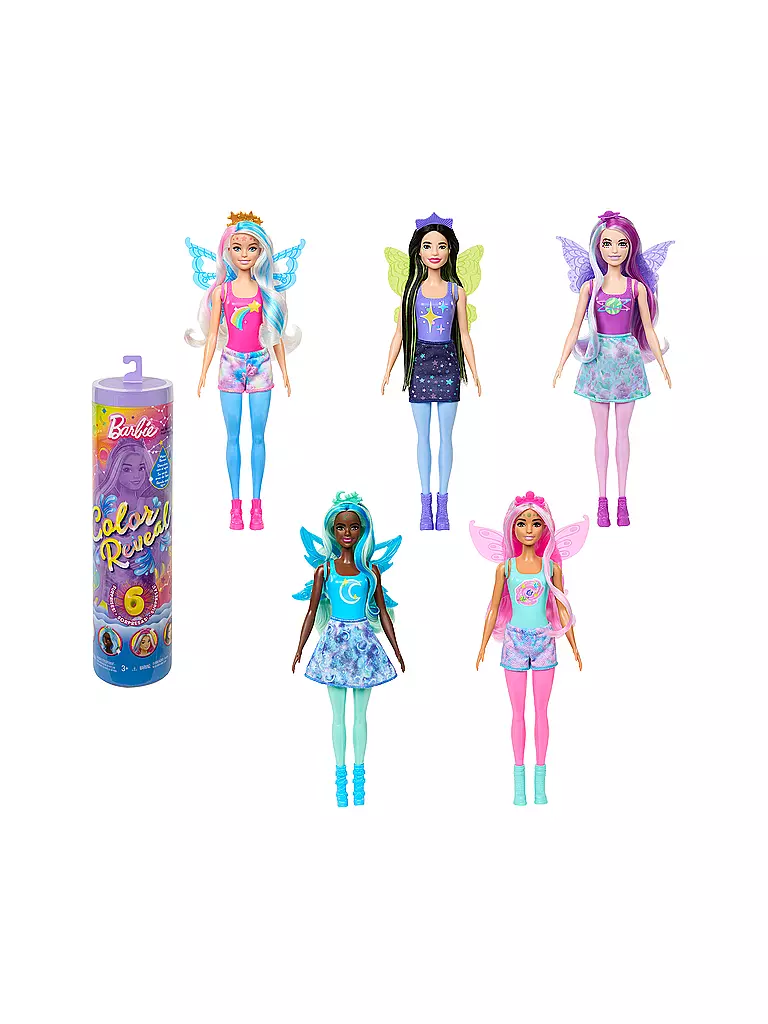 MATTEL | Barbie Color Reveal Regenbogengalaxie Serie | keine Farbe