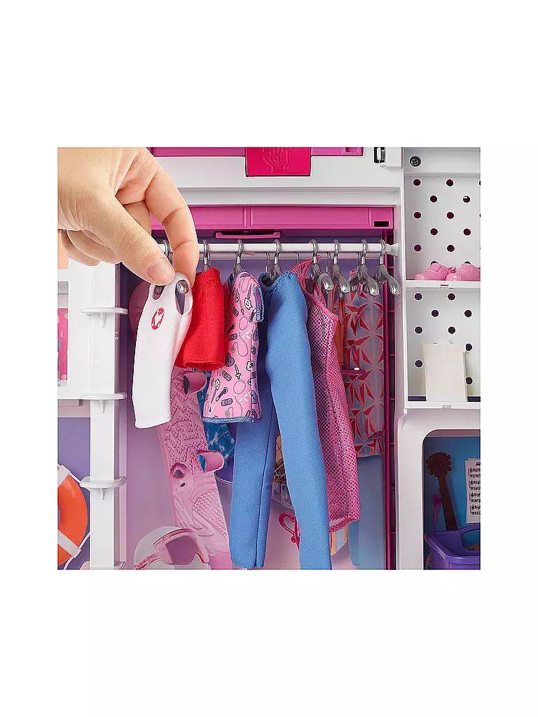 MATTEL | Barbie Traumkleiderschrank mit Puppe, Moden & Accessoires | keine Farbe