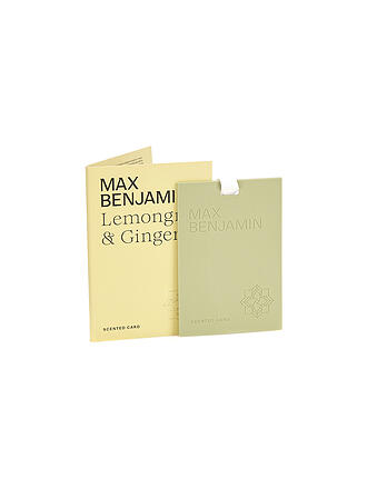 MAX BENJAMIN | Duftkarte CLASSIC COLLECTION Lemongrass & Ginger