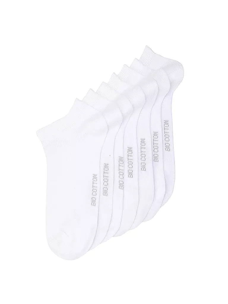 MAX CALVIN | Sneaker Socken 7er Pkg. weiss | weiss