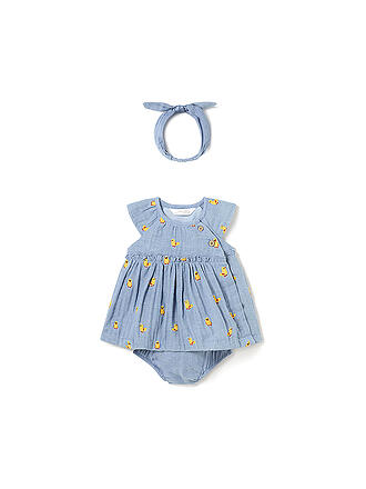 MAYORAL | Baby Set 3-teilig Kleid mit Höschen und Stirnband