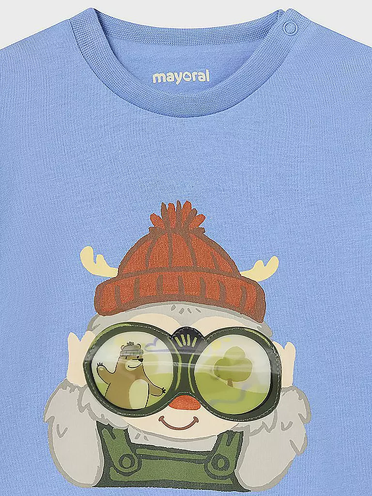 MAYORAL | Baby Langarmshirt | hellblau