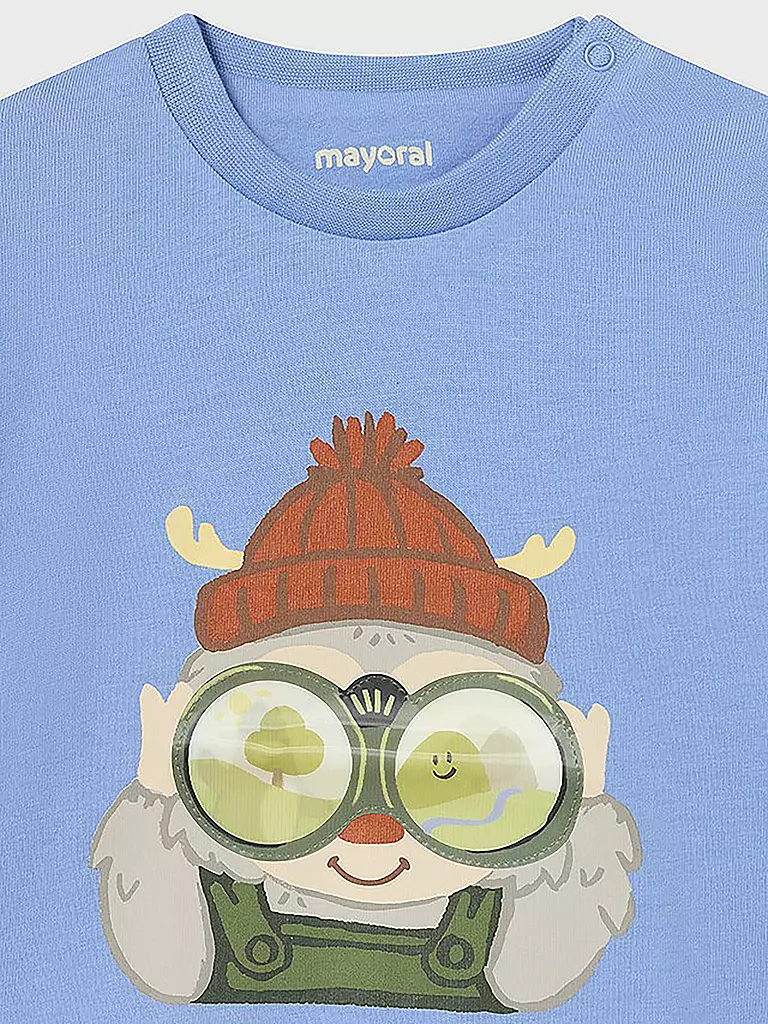 MAYORAL | Baby Langarmshirt | hellblau