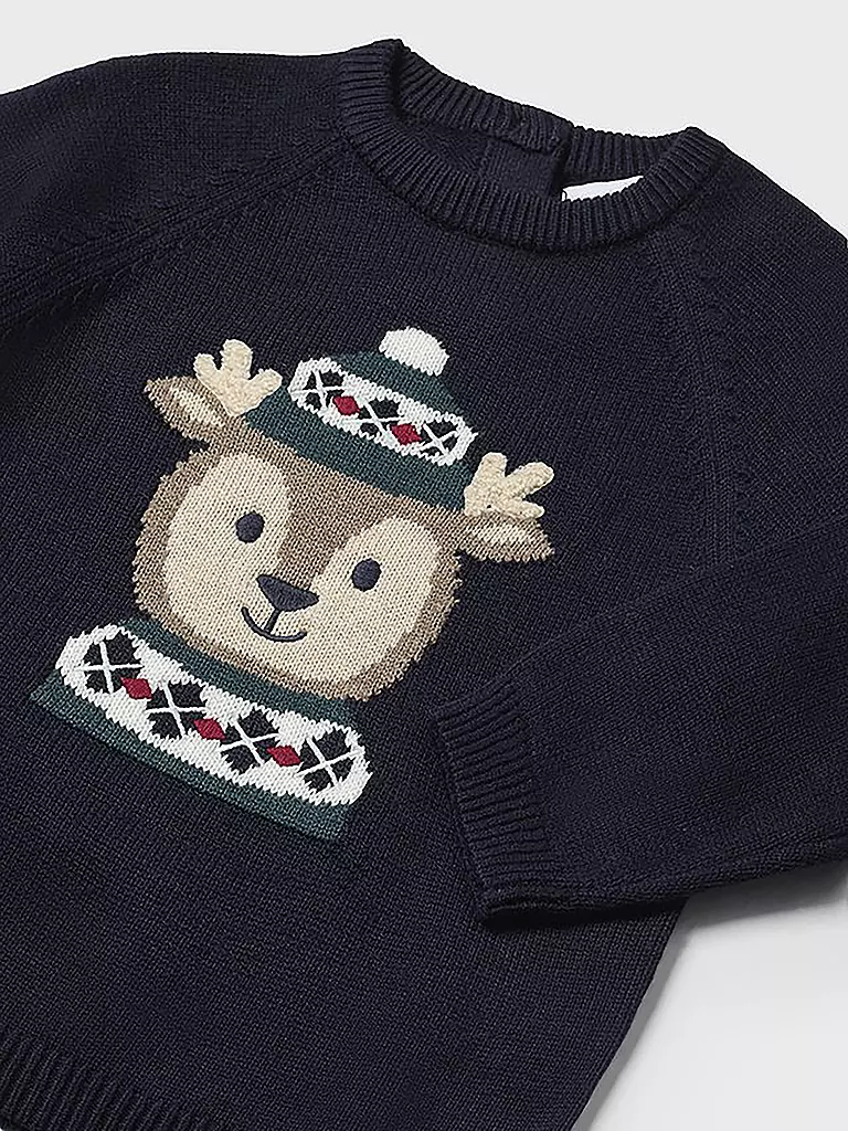 MAYORAL | Baby Pullover X-MAS | dunkelblau