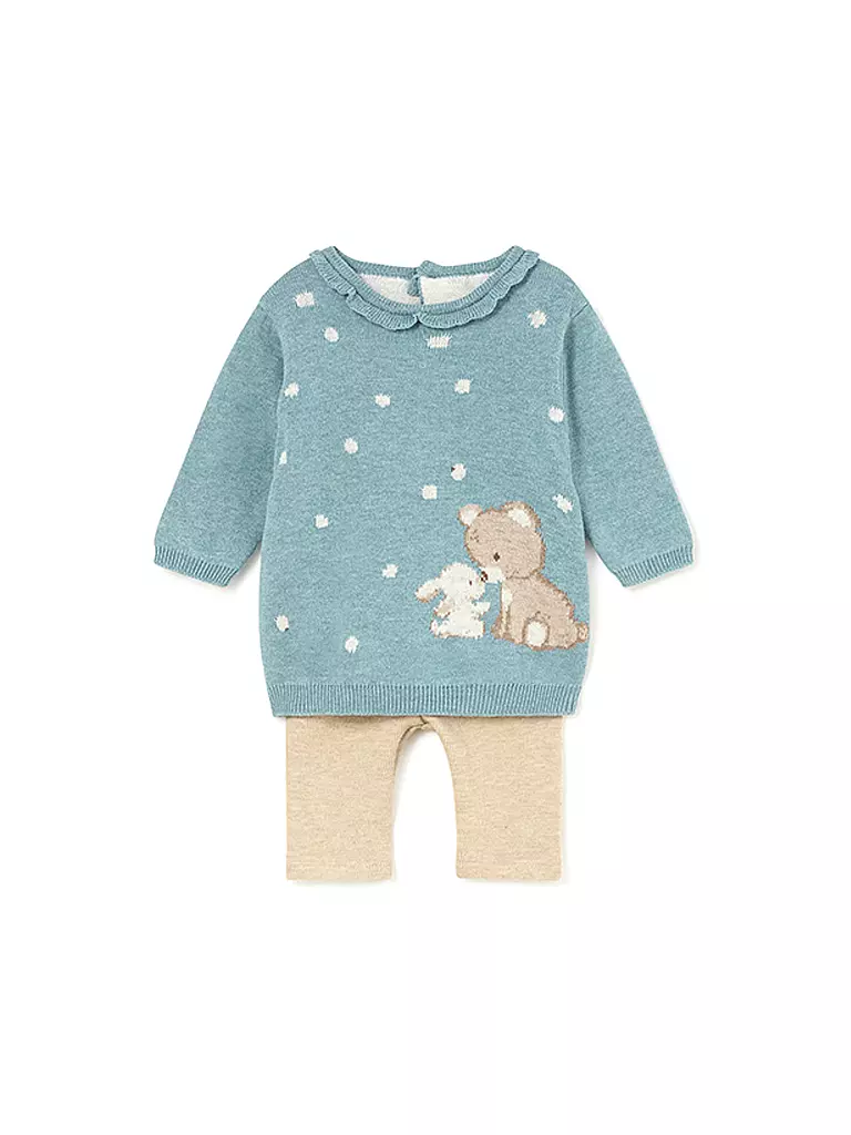 MAYORAL | Baby Set Kleid und Leggings 2-teilig | hellblau