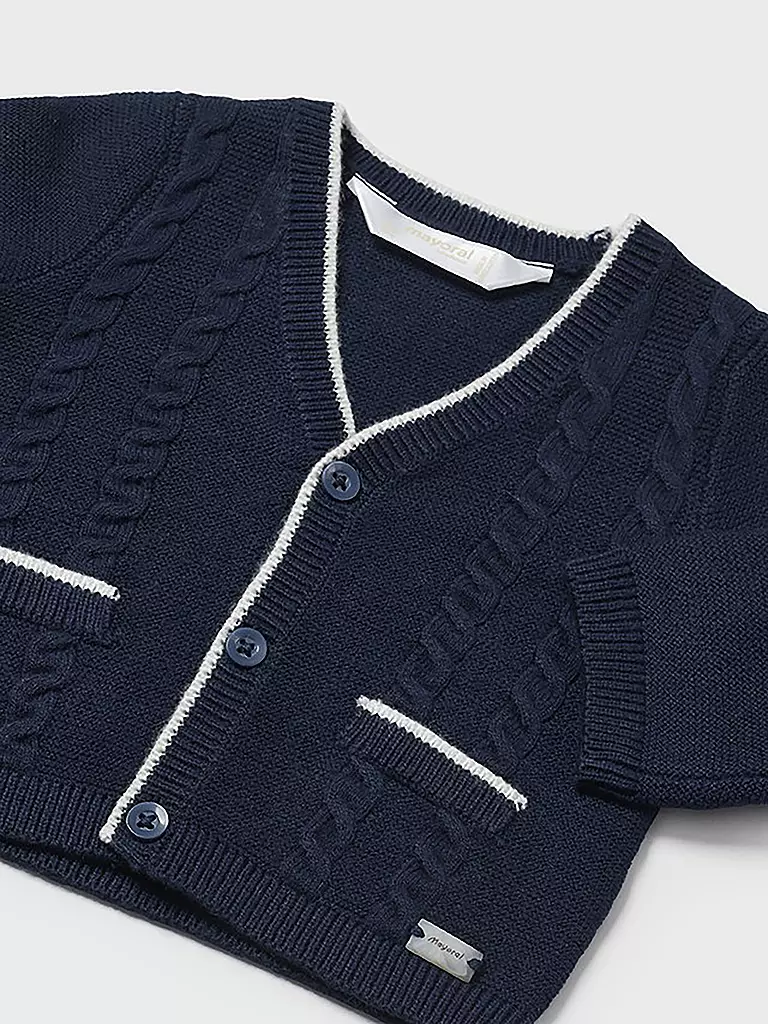 MAYORAL | Baby Strickweste | dunkelblau