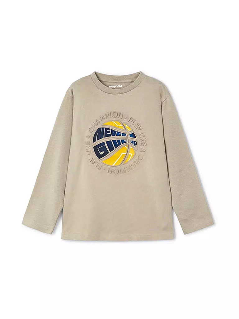 MAYORAL | Jungen Langarmshirt | beige