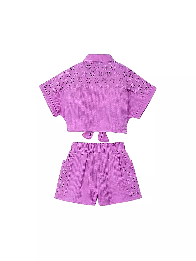 MAYORAL | Mädchen Set 2-teilig Bluse und Shorts | pink