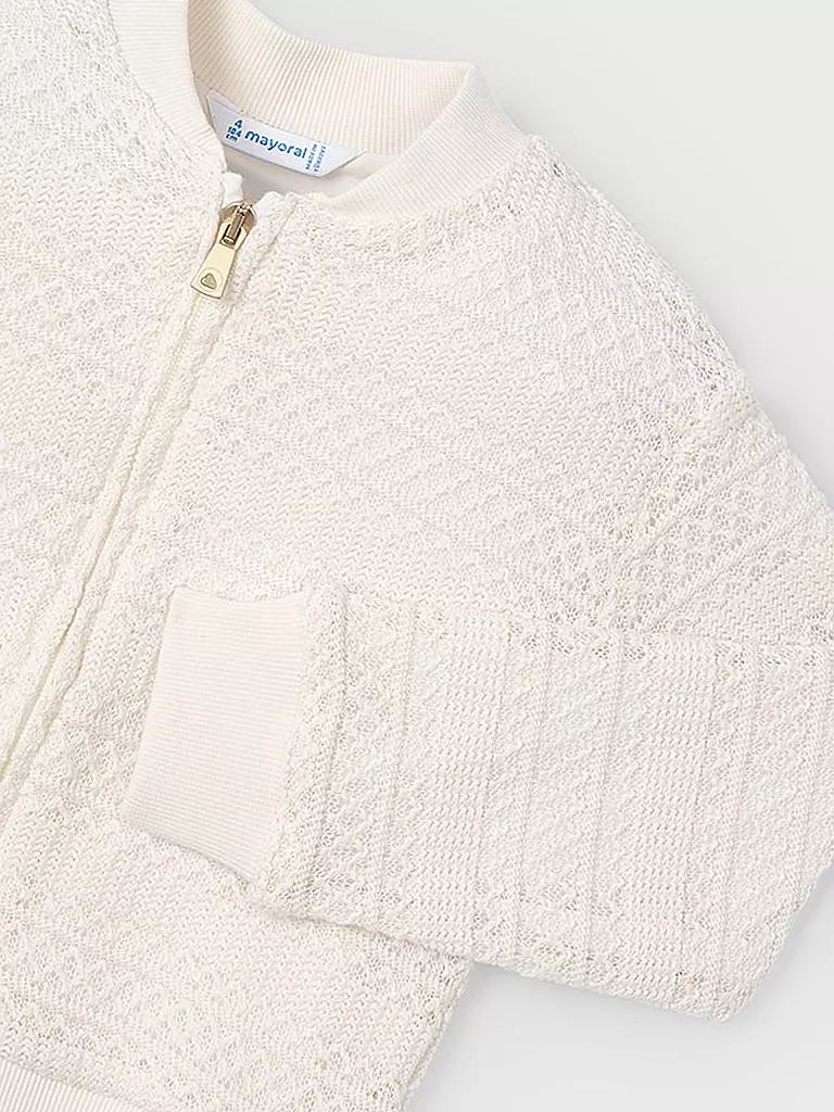 MAYORAL | Mädchen Strickjacke | creme