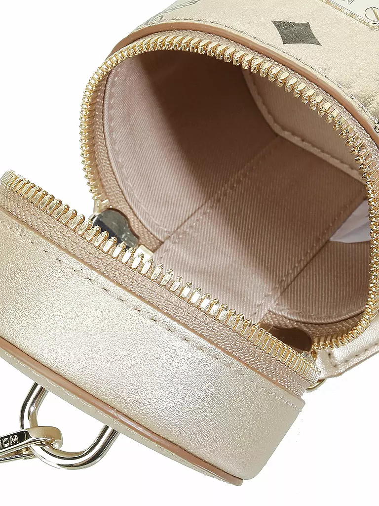 MCM | Crossbody Tasche Cylinder Visetos Mini | gold