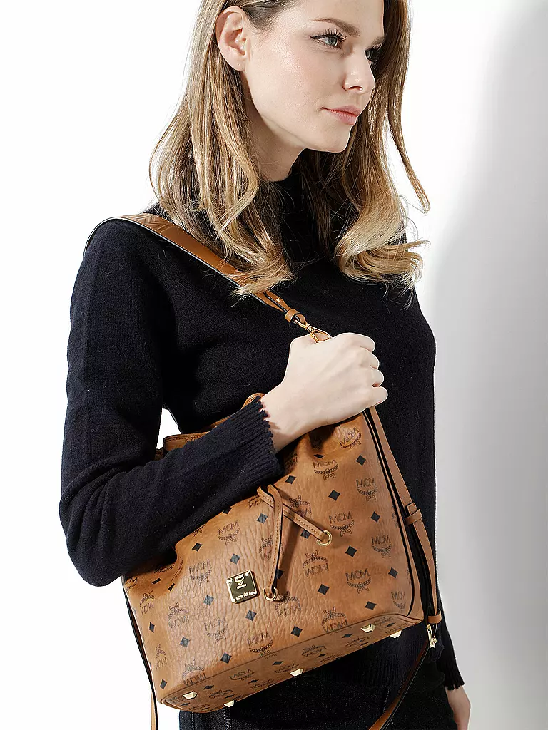 MCM | Tasche - Bucket Bag Essential Visetos | braun