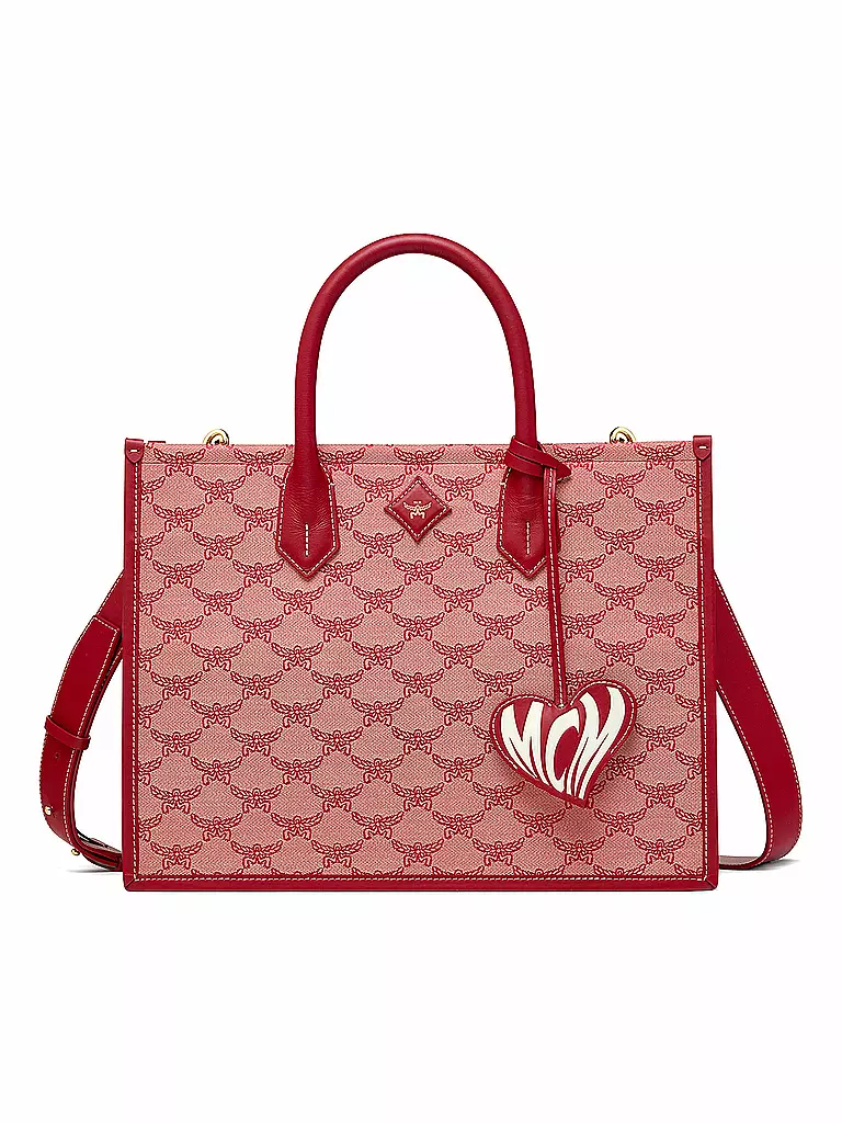 MCM | Tasche - Tote Bag LAURETOS VALENTINE Medium | rot