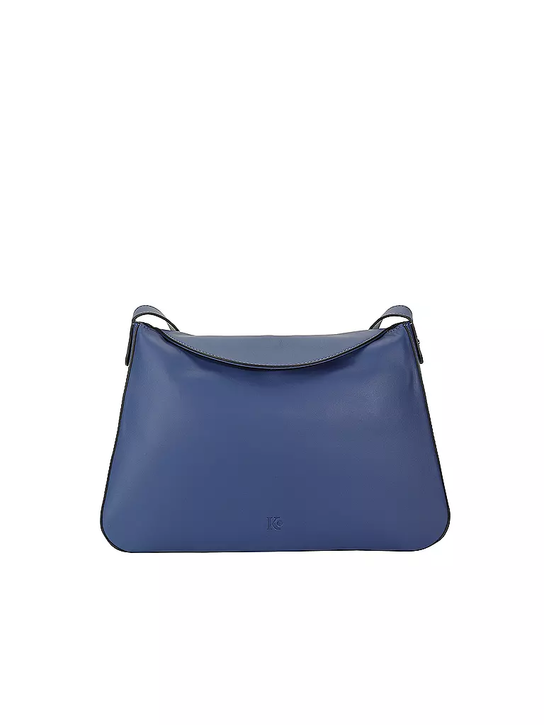 MEGGY K MUNICH | Ledertasche - Umhängetasche LEON | blau