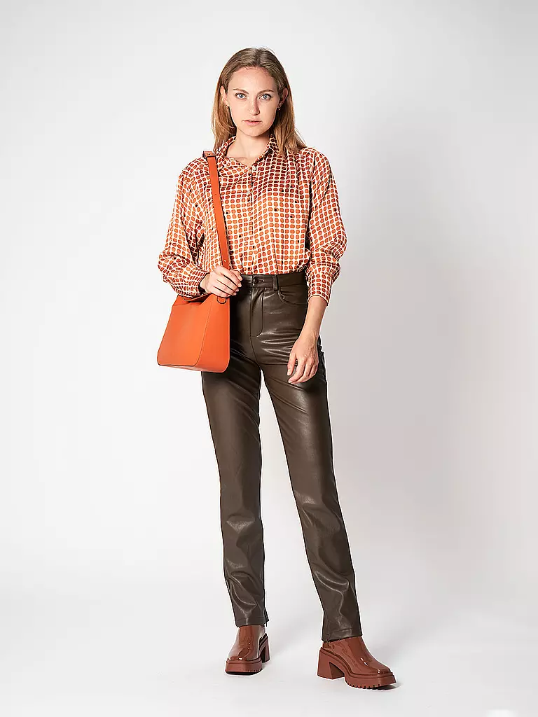 MEGGY K MUNICH | Ledertasche - Umhängetasche LEON | orange