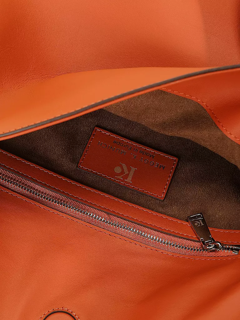 MEGGY K MUNICH | Ledertasche - Umhängetasche LEON | orange