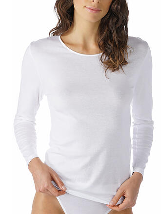 MEY | Langarmshirt NOBLESSE weiss