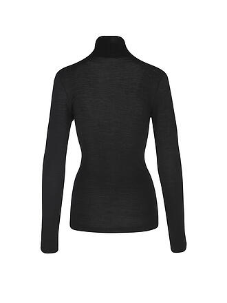 MEY | Langarmshirt WOOL LOVE schwarz