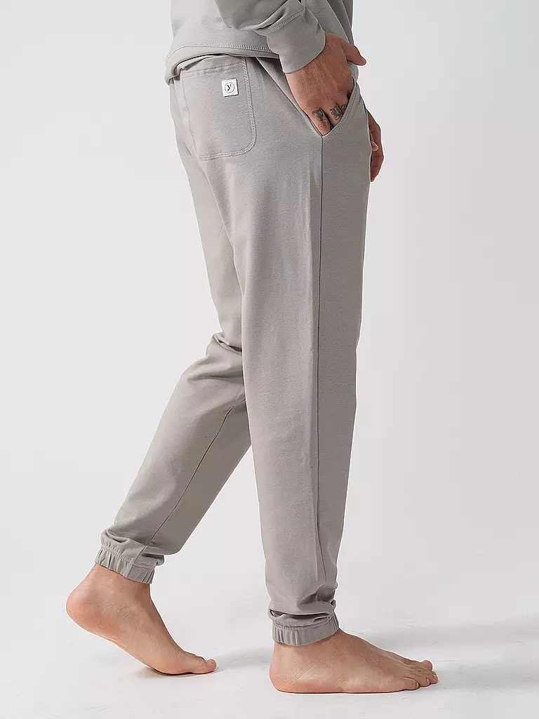 MEY | Loungewear Jogginghosen FELPA STRETCH fumare | beige