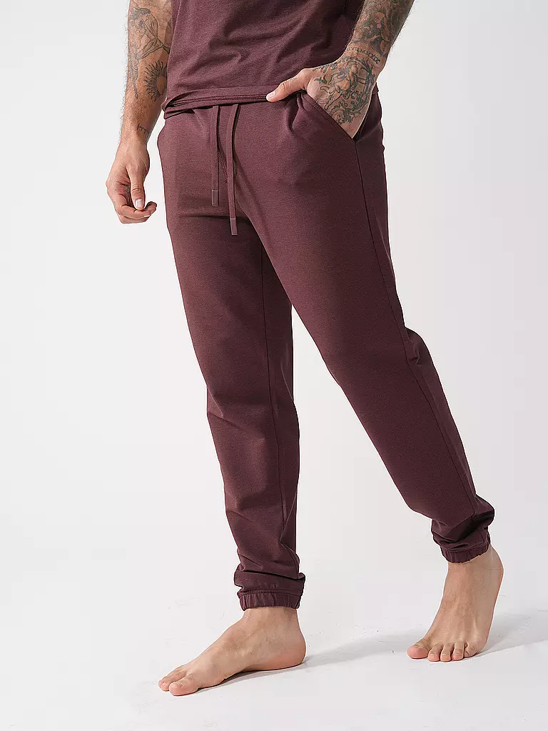 MEY | Loungewear Jogginghosen FELPA STRETCH mokka beans | beige