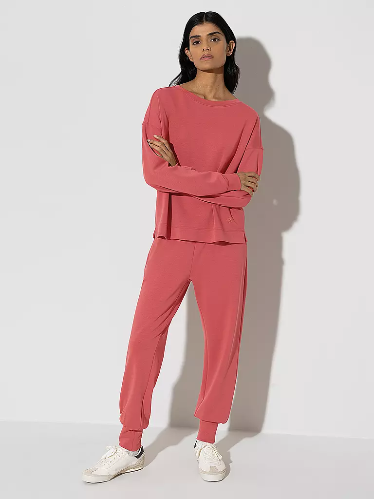 MEY | Loungewear Sweathsirt SMOOTH | rot