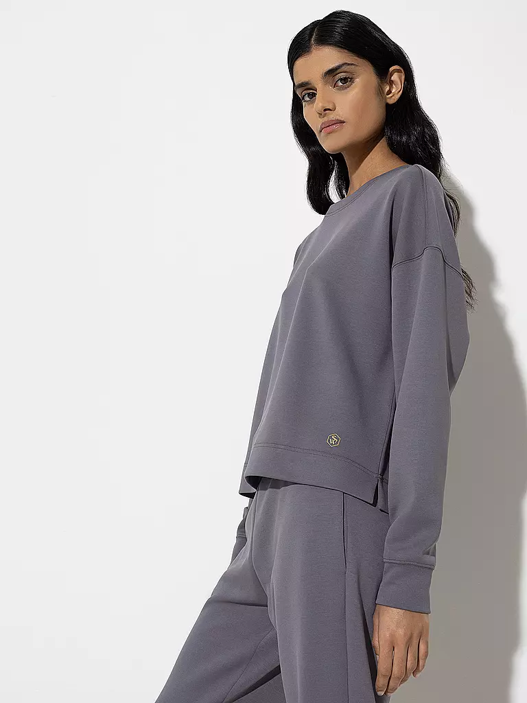 MEY | Loungewear Sweathsirt SMOOTH | grau