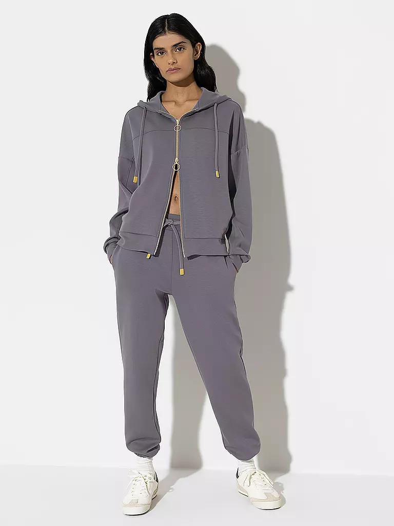 MEY | Loungewear Sweatjacke SMOOTH | grau