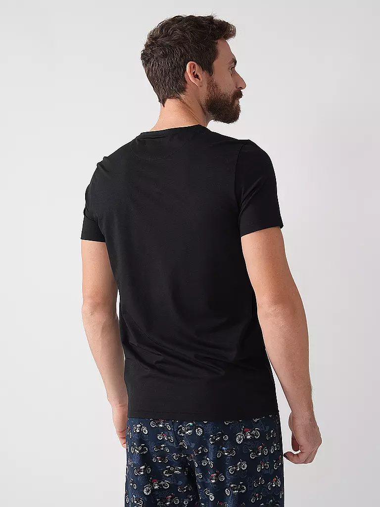 MEY | Loungewear T-Shirt MAGLIA schwarz | schwarz