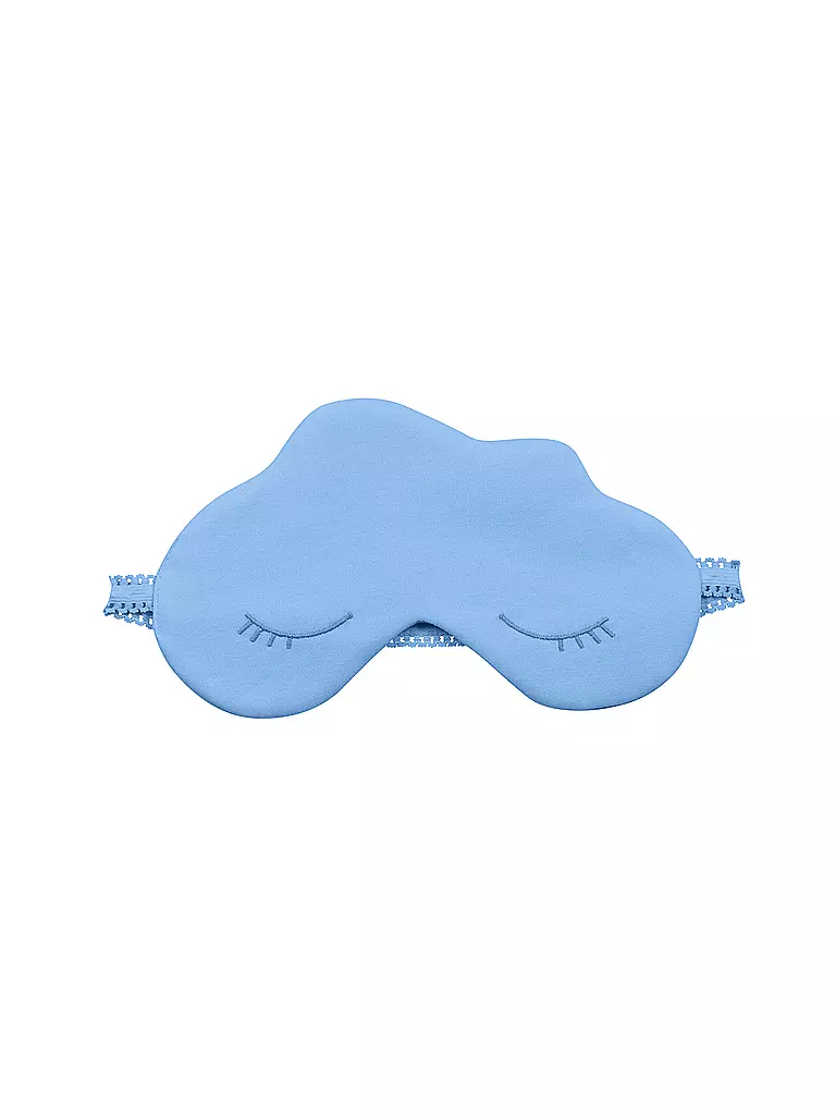 MEY | Schlafmaske CLOUDS blue silk | hellblau