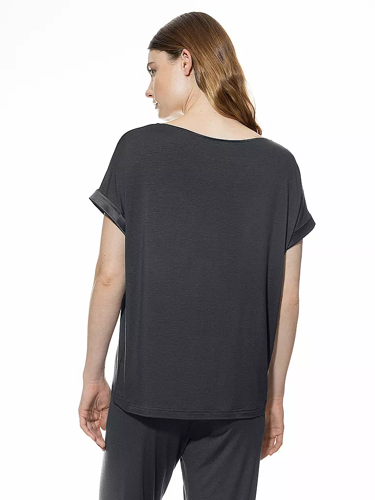 MEY | T-Shirt PURE CHIC thunder grey | camel