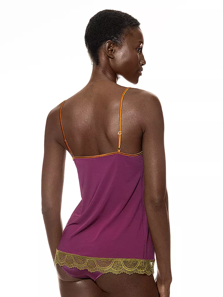 MEY | Top - Camisole POETRY FAME barbados cherry | grau