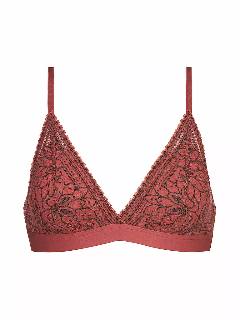 MEY | Triangle BH POETRY GLAM marsala red | orange