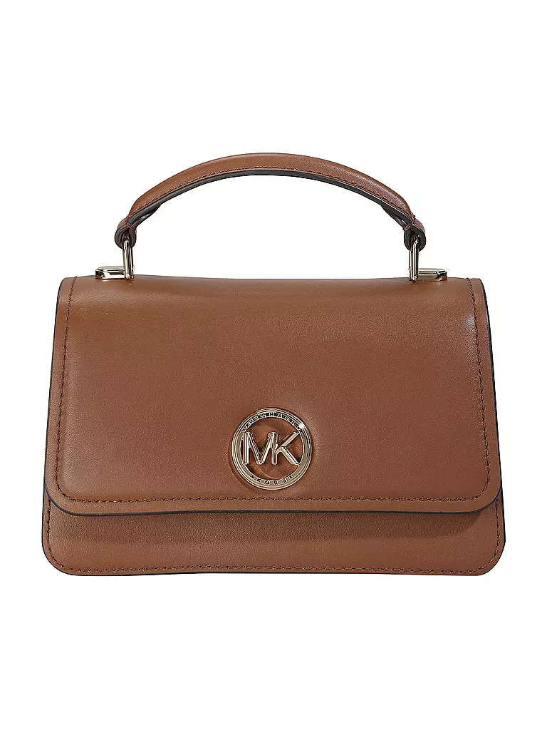 MICHAEL KORS | Ledertasche - Henkeltasche DELANCY | camel